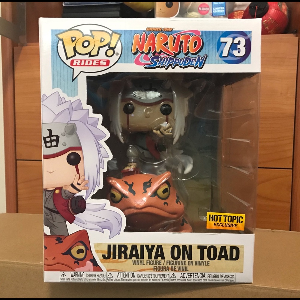 Funko POP Naruto Jiraiya on Toad 73 Exclusive